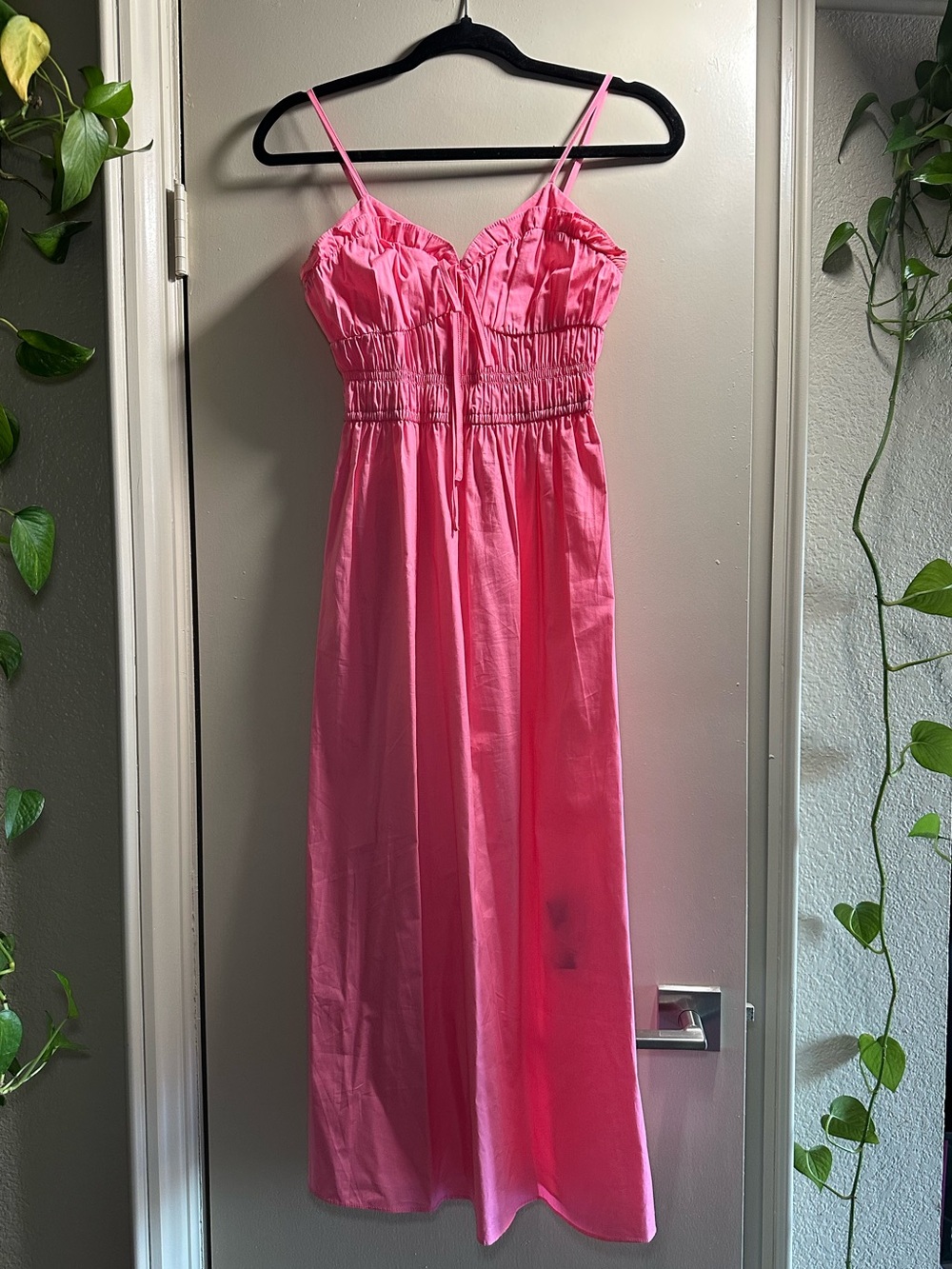 H&M 100% cotton smocked dress